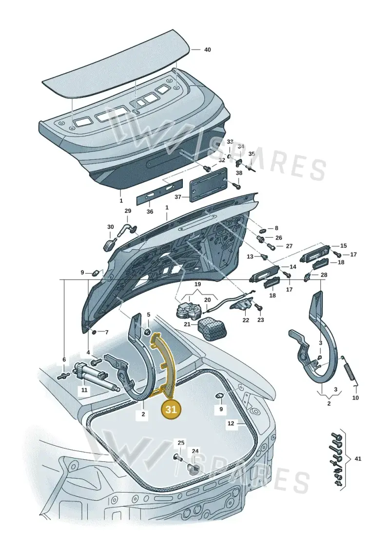 9J18273391E0 — Audi RS e-tron GT (2020-2020) diagram 4j1827000, position 31