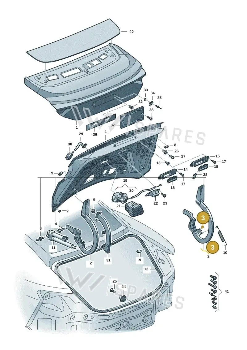 9J1827589 — Audi RS e-tron GT (2020-2020) diagram 4j1827000, position 3