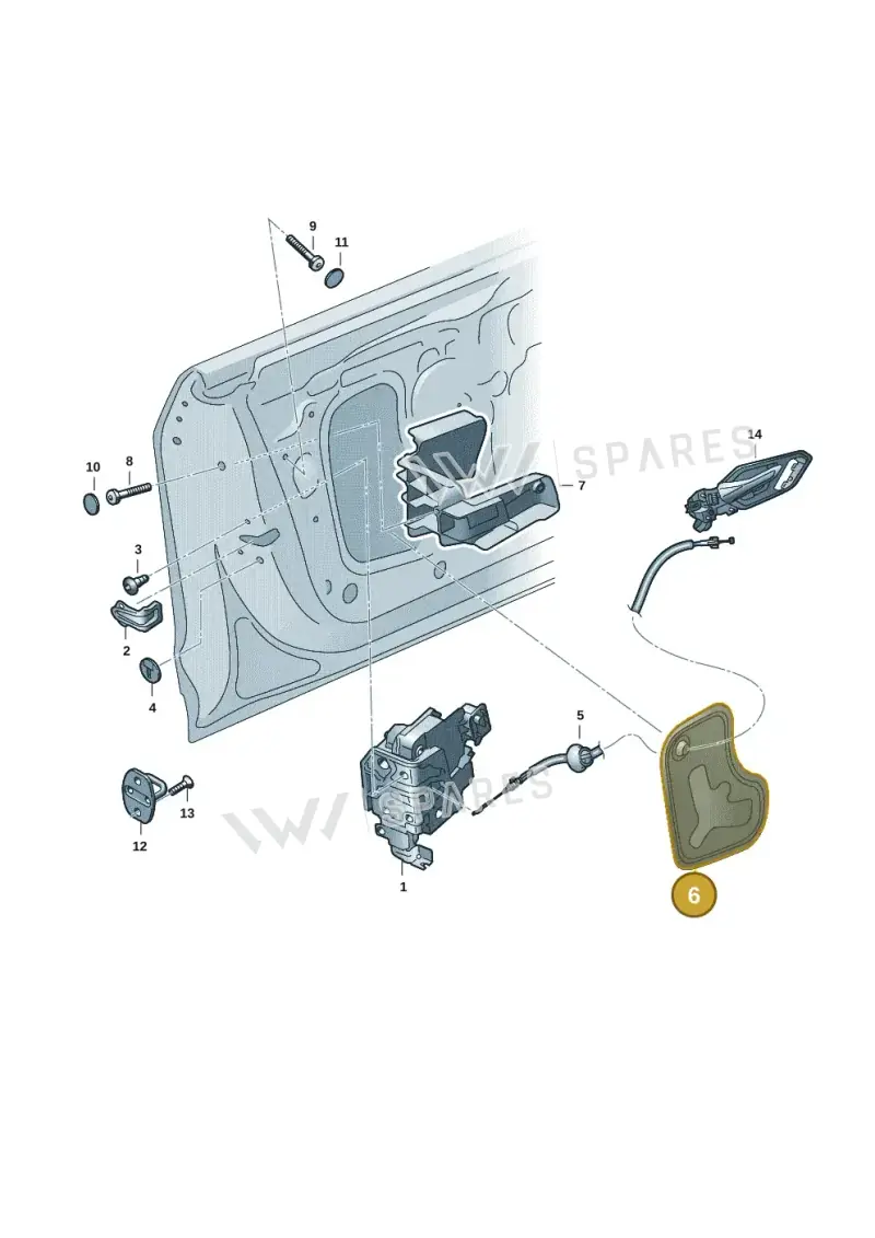 9J1837915A — Audi RS e-tron GT (2020-2020) diagram 4j1837030, position 6