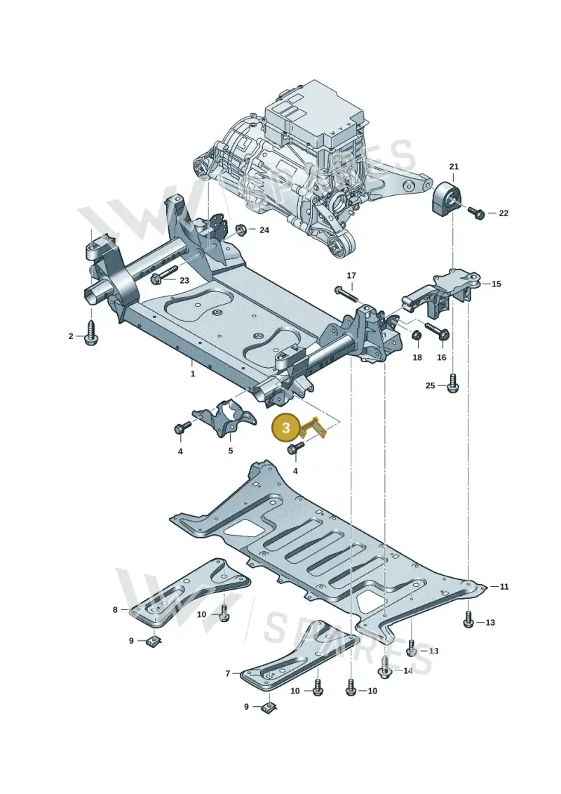 9J1880101 — Audi RS e-tron GT (2020-2020) diagram 4j1399000, position 3