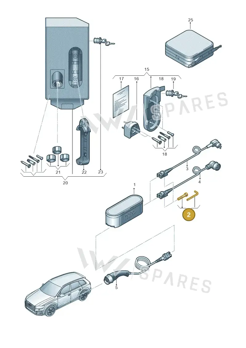 9Y0927129 — Audi RS e-tron GT (2020-2020) diagram 586970010, position 2