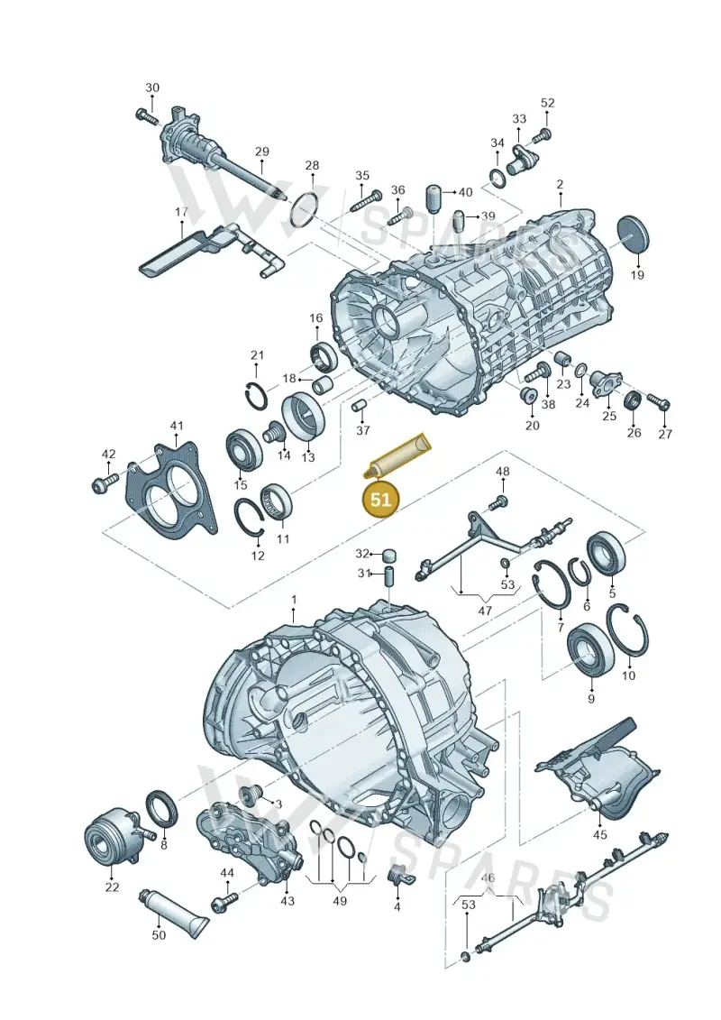AMV18800102 — Audi Q5 (2016-2020) diagram 897301300, position 51