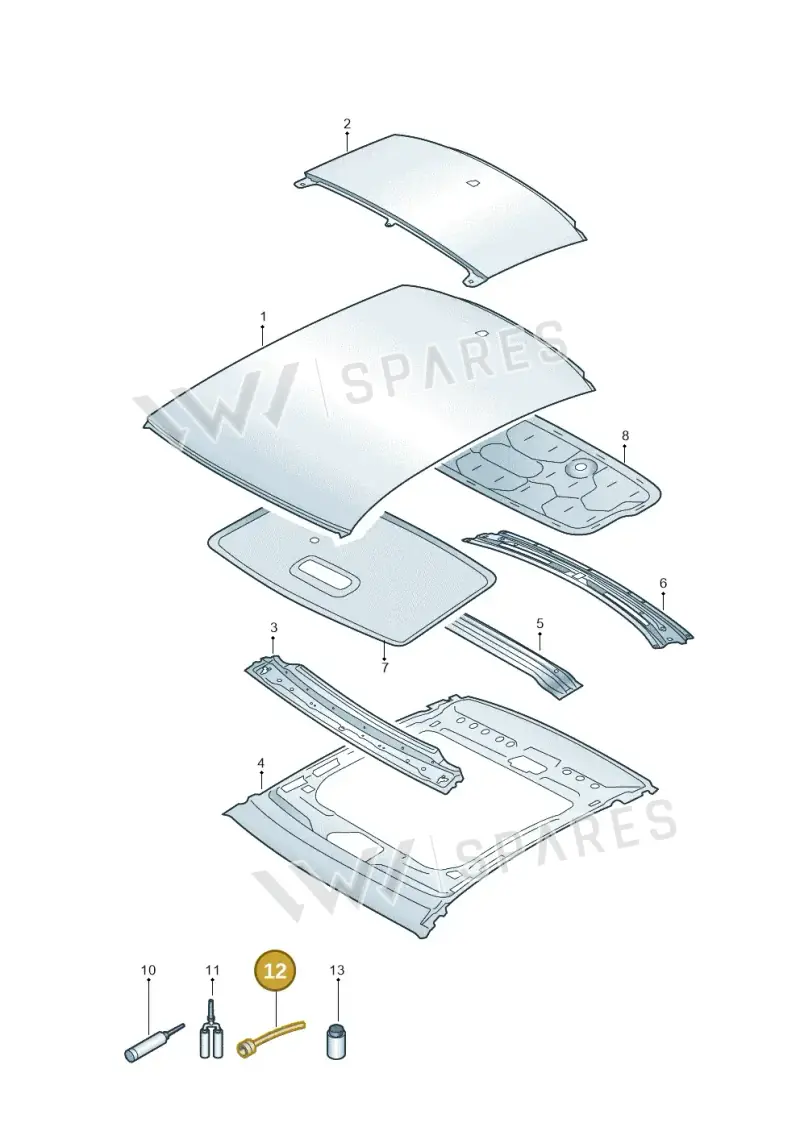 D003003 — Audi A6 2.0 (2018-) diagram 430817000, position 12