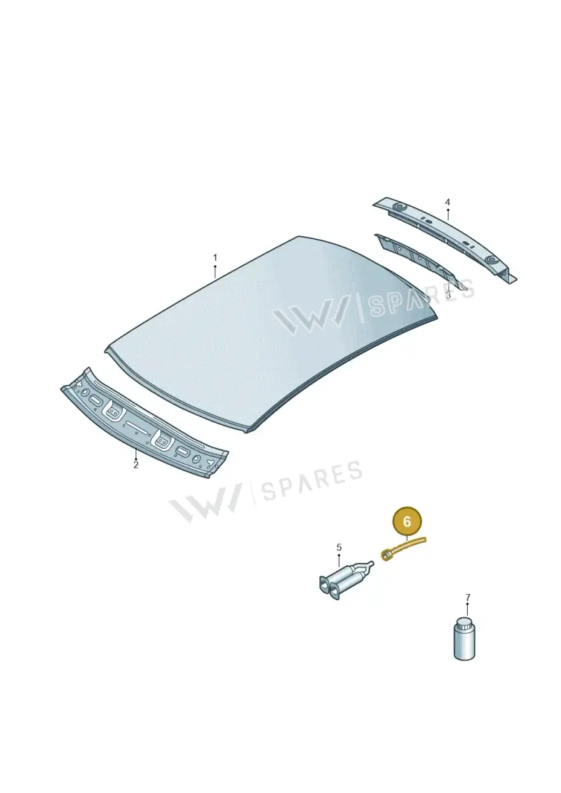 D003003 — Audi Q3 1.4 (2016-) diagram 728817000, position 6