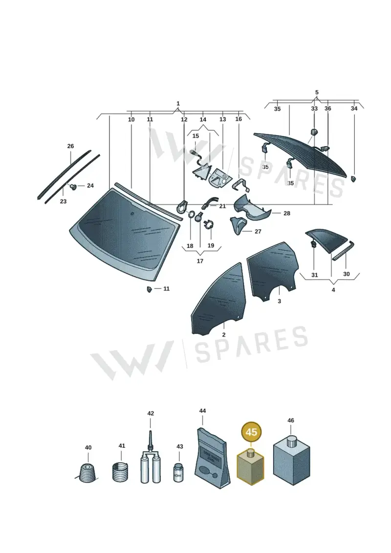D00940104 — Audi Q6 e-tron (2023-) diagram f5s845000, position 45