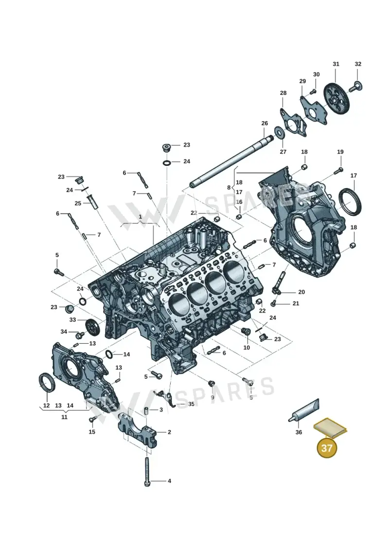 D043100M5 — Audi RS6 Avant (2019-2025) diagram 819103051, position 37