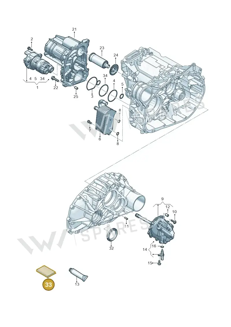 D043100M5 — Audi Q6 e-tron (2023-2025) diagram f5s300151, position 33