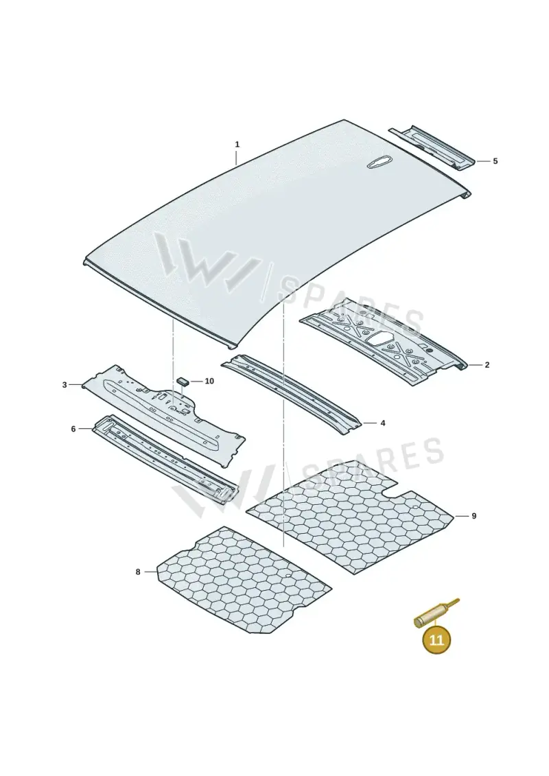 D180004M2 — Audi A5 Avant 2.0 (2024-) diagram 8wk817000, position 11