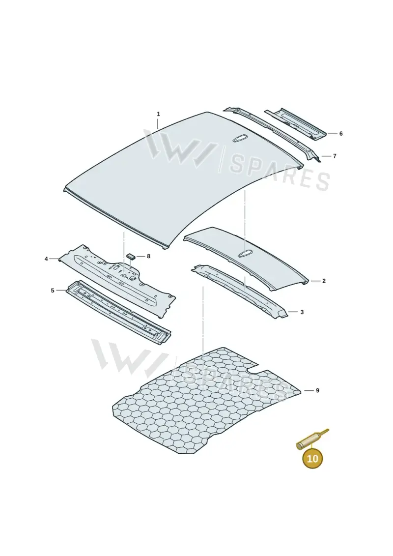 D180004M2 — Audi A5 Limo 2.0 (2024-) diagram 8wh817000, position 10