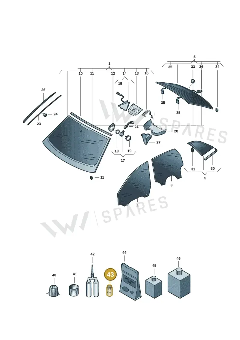 D181220A1 — Audi Q6 e-tron (2023-) diagram f5s845000, position 43