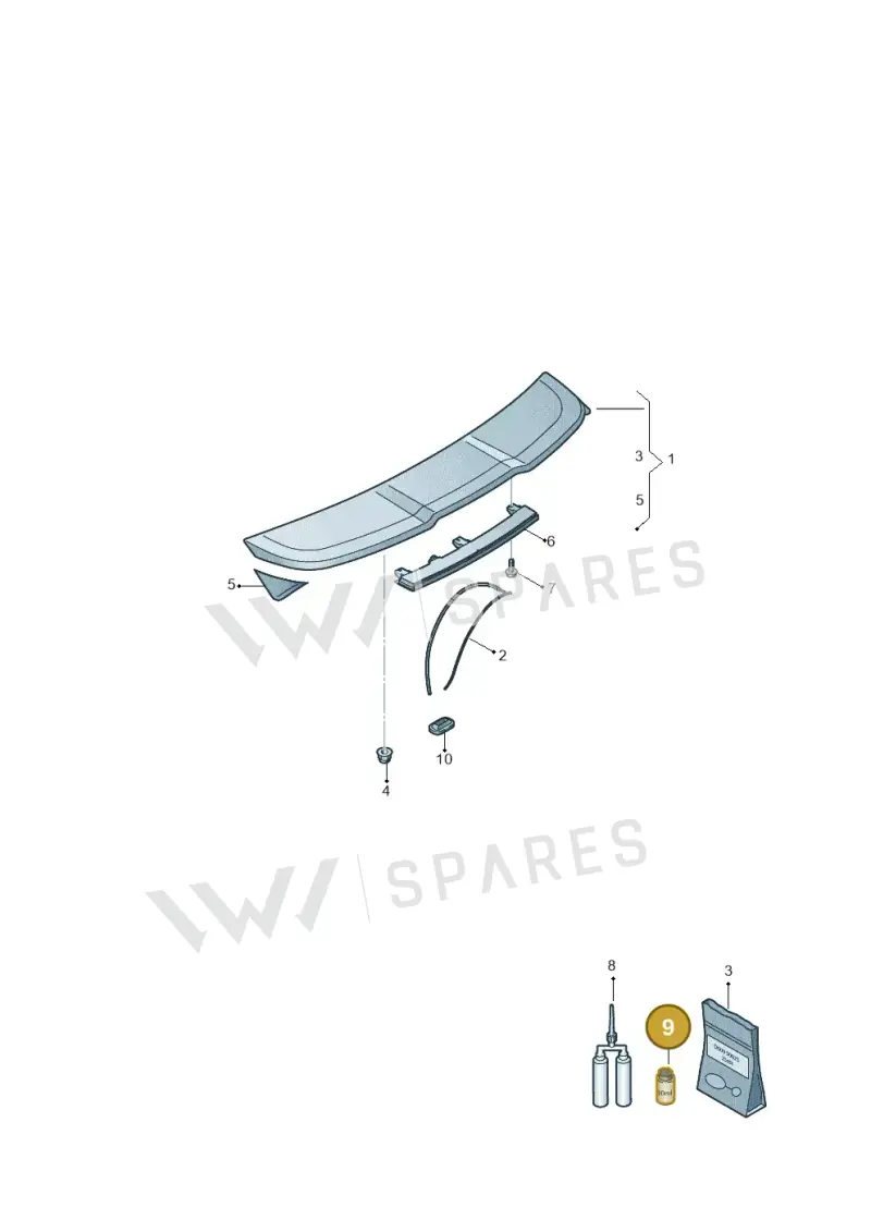 D181650A1 — Audi RS3 Limousine (2017-2020) diagram 858827500, position 9