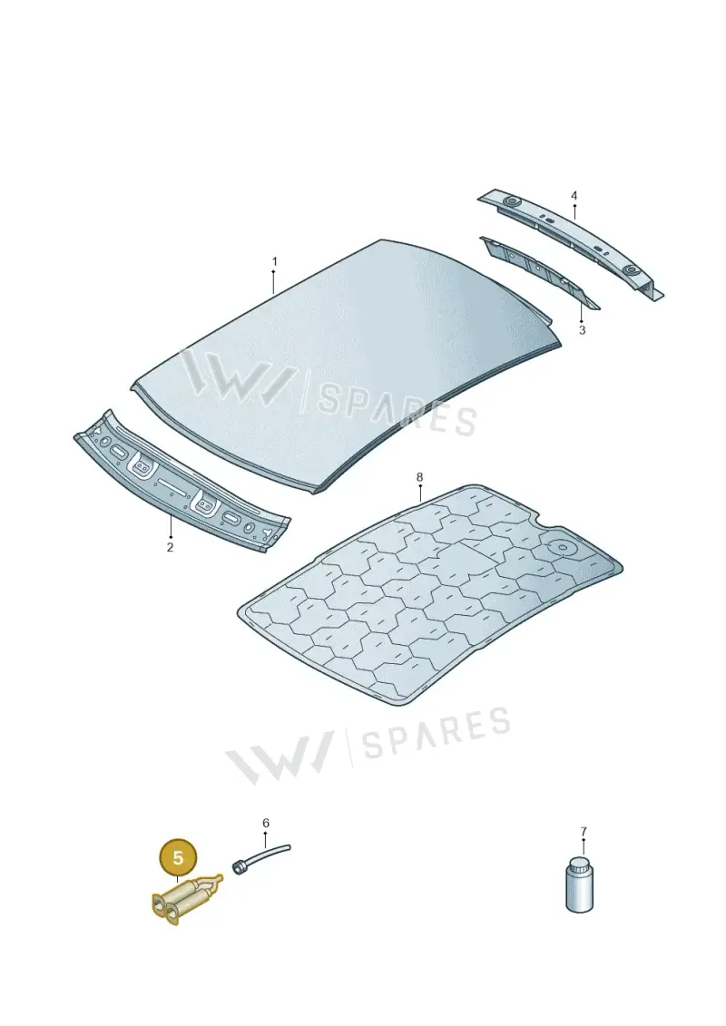 D190M00A3 — Audi RSQ3 Sportback (2019-2024) diagram 597817000, position 5