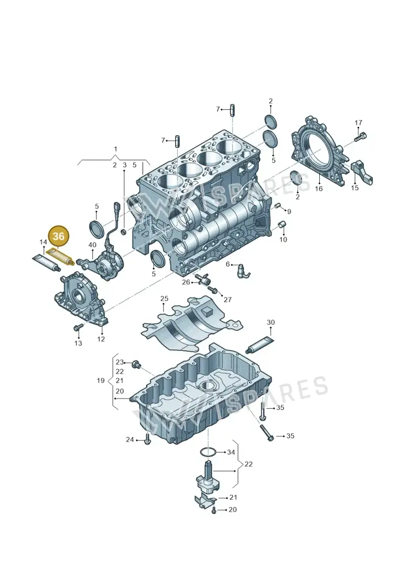D291091A1 — Audi Q5 (2016-2020) diagram 430103530, position 36