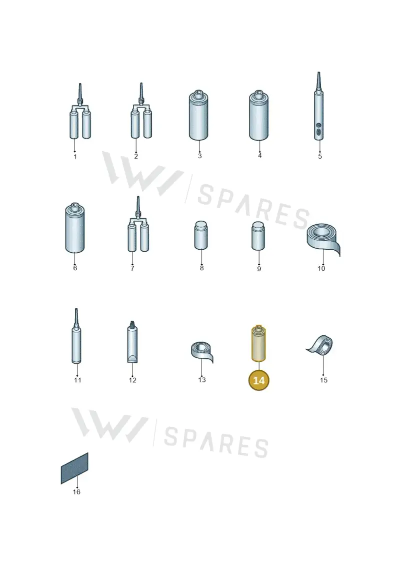 D321M16M2 — Audi Q2 1.4 (2018-) diagram 806800110, position 14