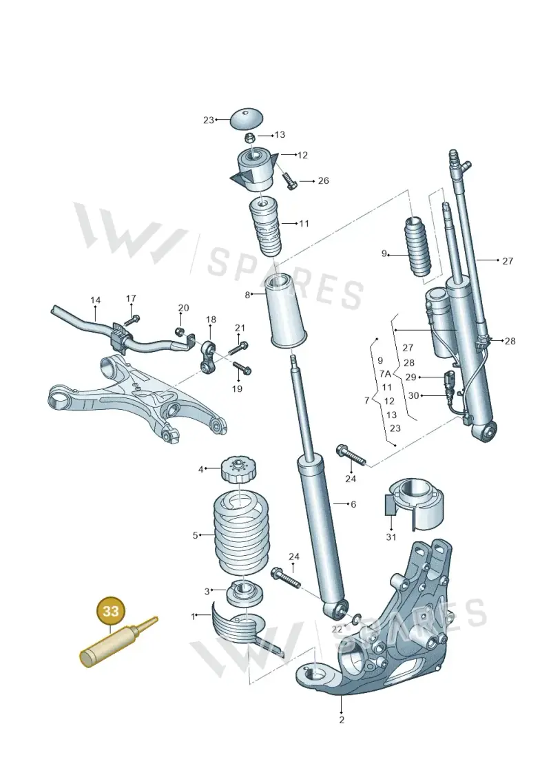 DA001730A2 — Audi RS6 Avant (2013-2018) diagram 695511000, position 33