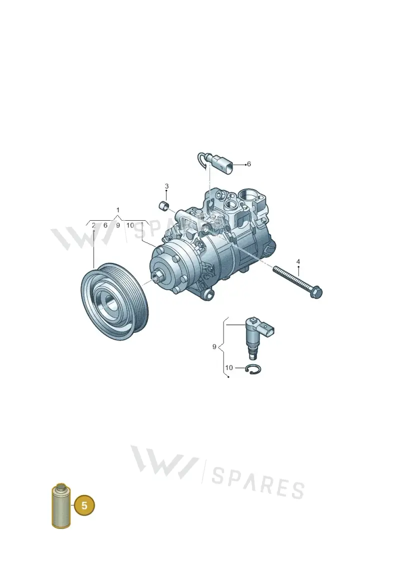 G052300A2 — Audi Q8 Quattro 3,0 (2018-) diagram 429260010, position 5