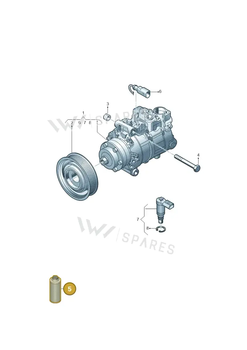 G052300A2 — Audi RSQ3 Sportback (2019-2024) diagram 597260000, position 5