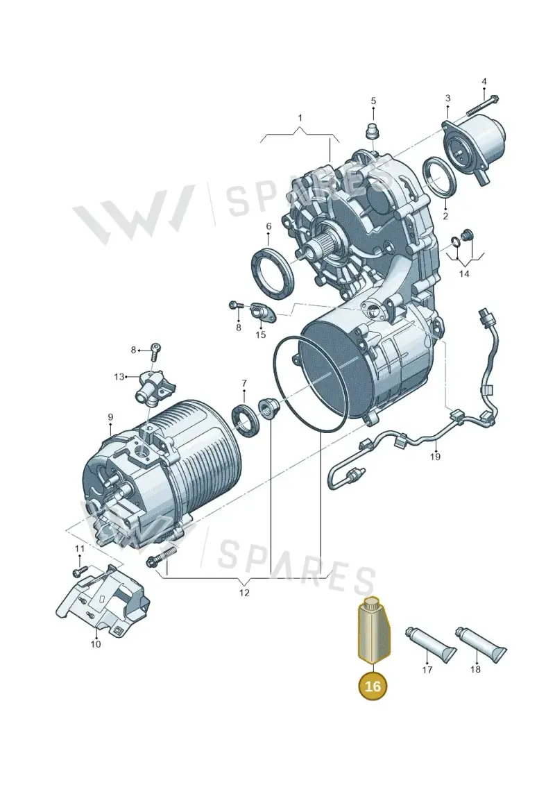 G052536A2 — Audi A5 Limo 2.0 (2024-) diagram 8wk901000, position 16