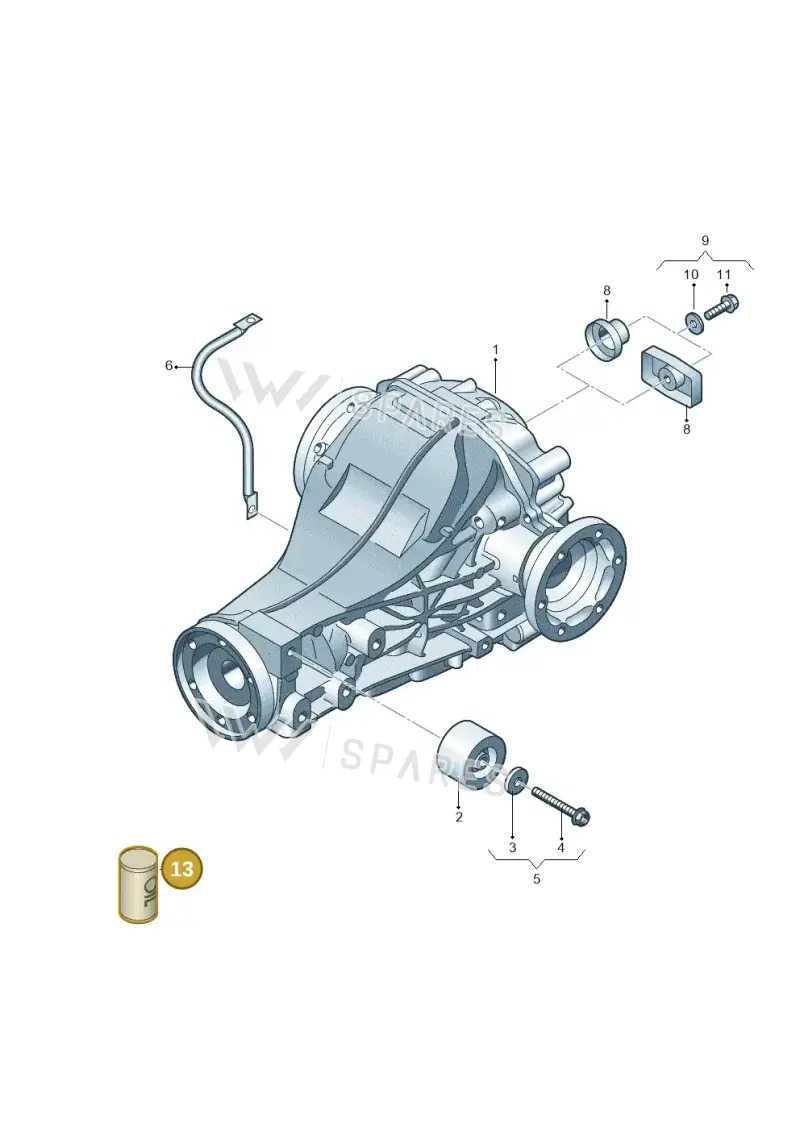G055190A2 — Audi Q5 qu. 2.0 TDI (2012-2017) diagram 647500100, position 13