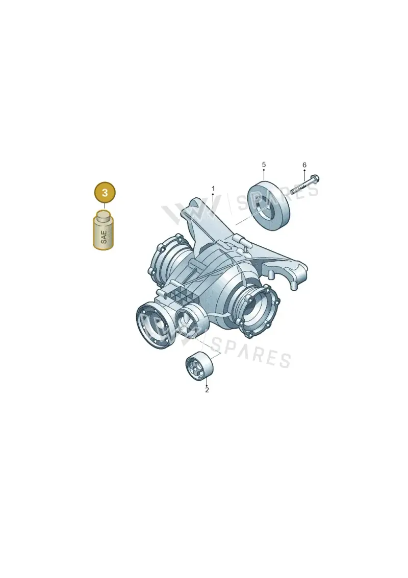 G055190A2 — Audi A5 Sportback (2016-2020) diagram 849500010, position 3