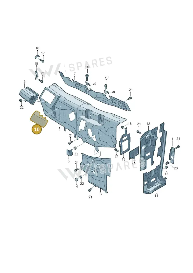 JNV805531 — Audi Q5 (2016-2020) diagram 896800055, position 10