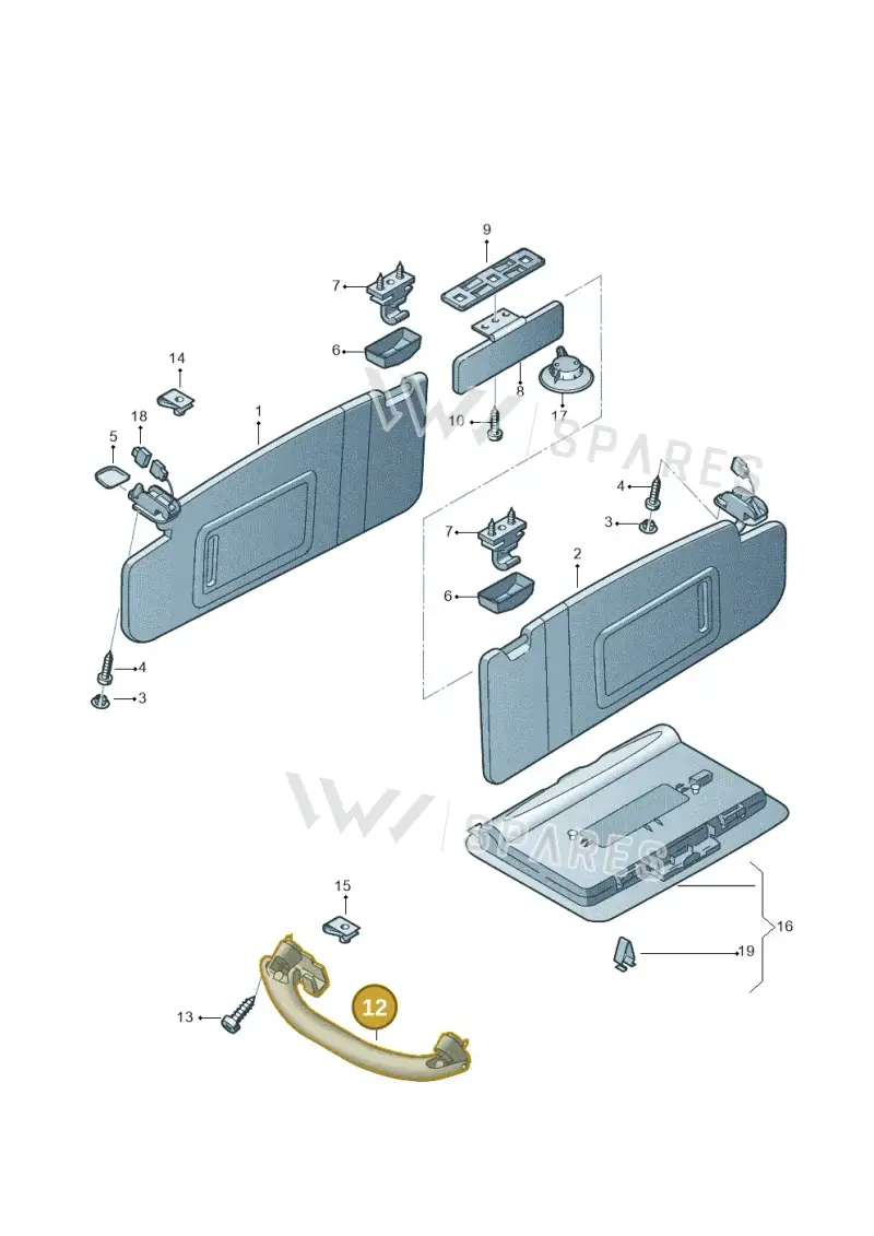L4H000024JEP5 — Audi A8L qu. 3.0 TDI (2009-2014) diagram 412857500, position 12