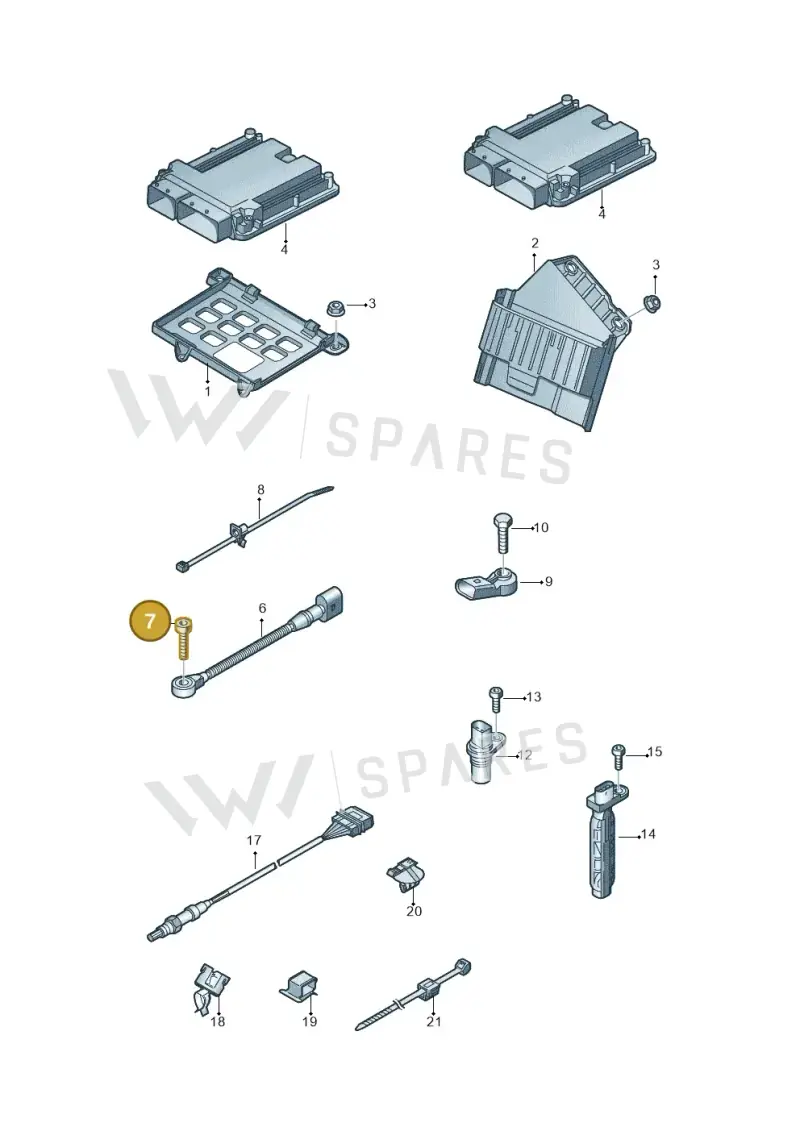N01024425 — Audi A8L qu. 3.0 TDI (2013-2018) diagram 771906000, position 7