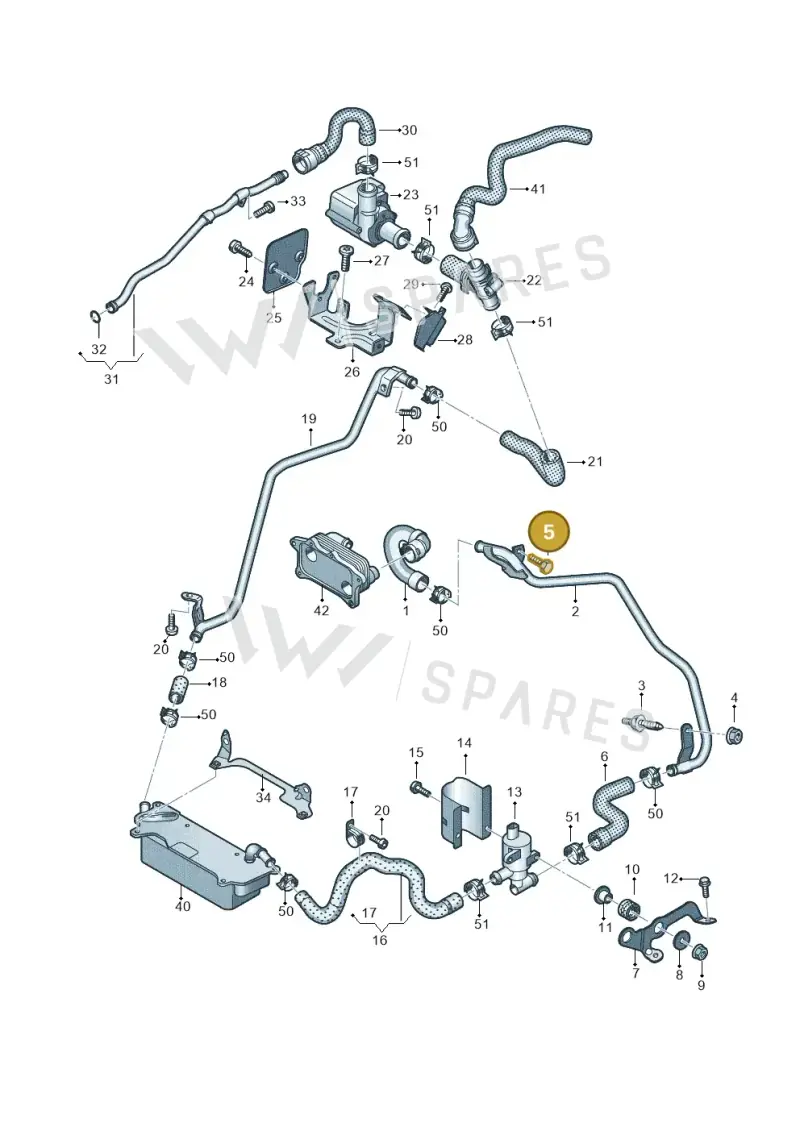 N01028716 — Audi A7 Sportback (2014-2018) diagram 788121430, position 5