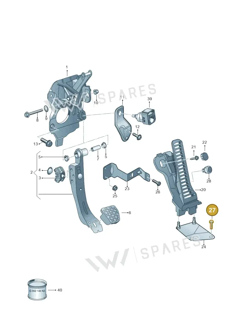 N01029315 — Audi R8 qu. 5.2 (2012-2015) diagram 618721700, position 27