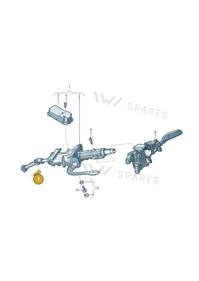 N01033513 — Audi RSQ3 Sportback (2019-2024) diagram 850419500, position 7
