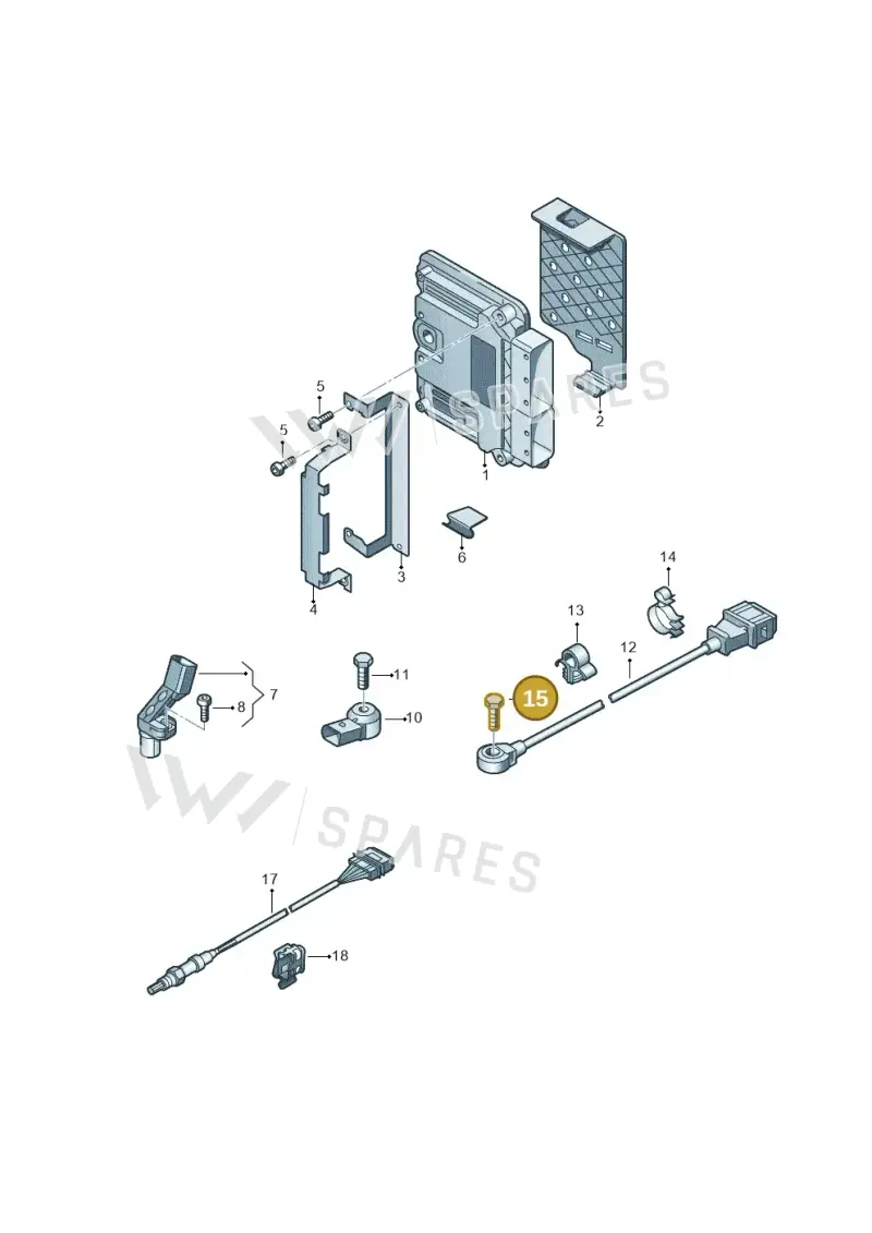 N01033520 — Audi A1 Sportback (2010-2015) diagram 708906000, position 15
