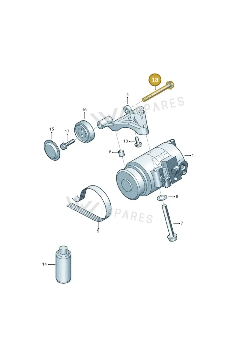 N0103917 — Audi A4/S4/Av./qu.     05> (2005-) diagram 249260200, position 18