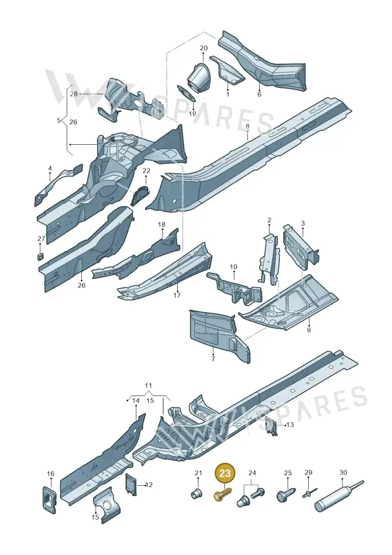 N0105643 — Audi Q5 (2016-2020) diagram 896803000, position 23