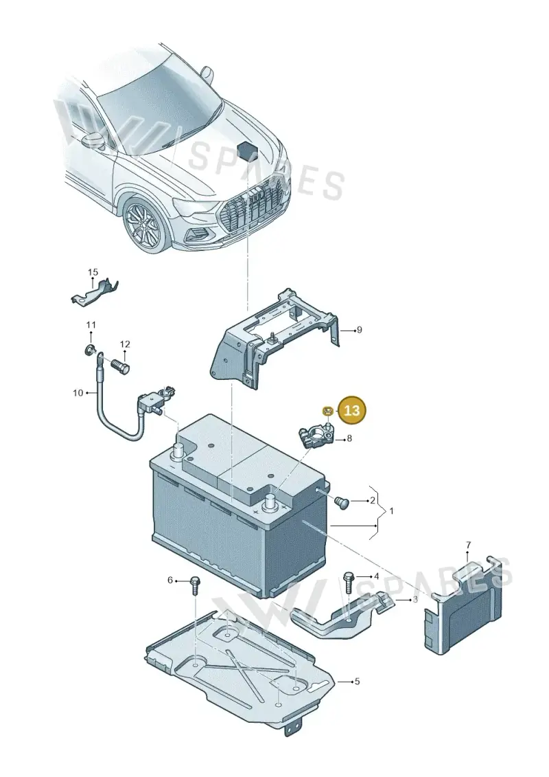 N01100632 — Audi Q4 Sportback (2021-2022) diagram 89a915000, position 13