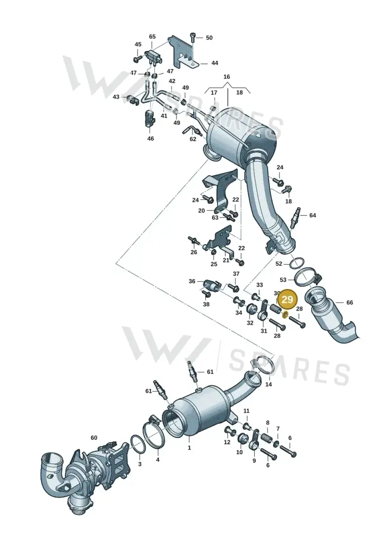 N01167026 — Audi A5 Limo 2.0 (2024-) diagram 8wk253340, position 29