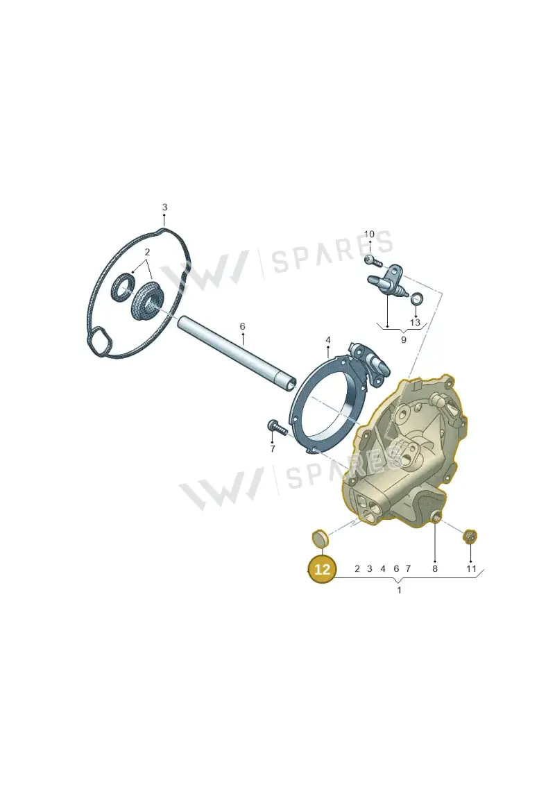 N0119019 — Audi Q8 e-tron (2018-2020) diagram 586107100, position 12