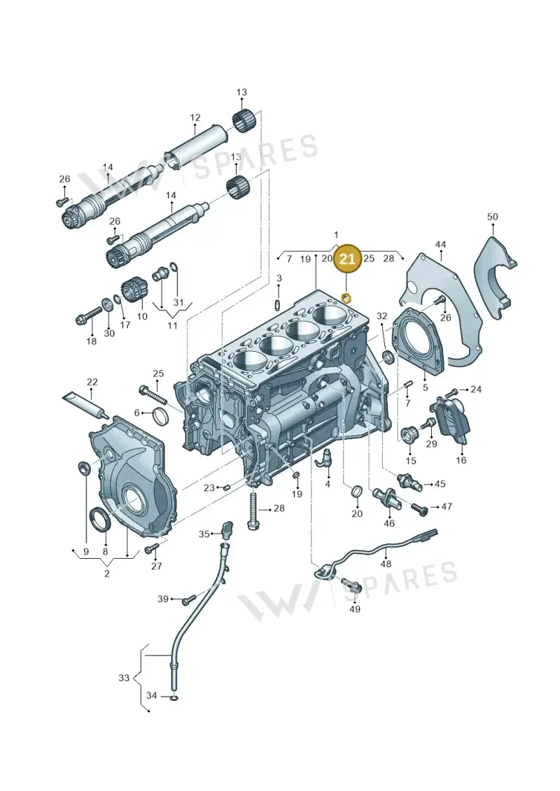 N0119078 — Audi A6 2.0 (2018-) diagram 430103012, position 21