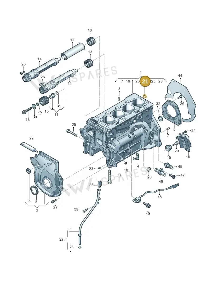 N0119078 — Audi Q8 Quattro 3,0 (2018-) diagram 848103120, position 21