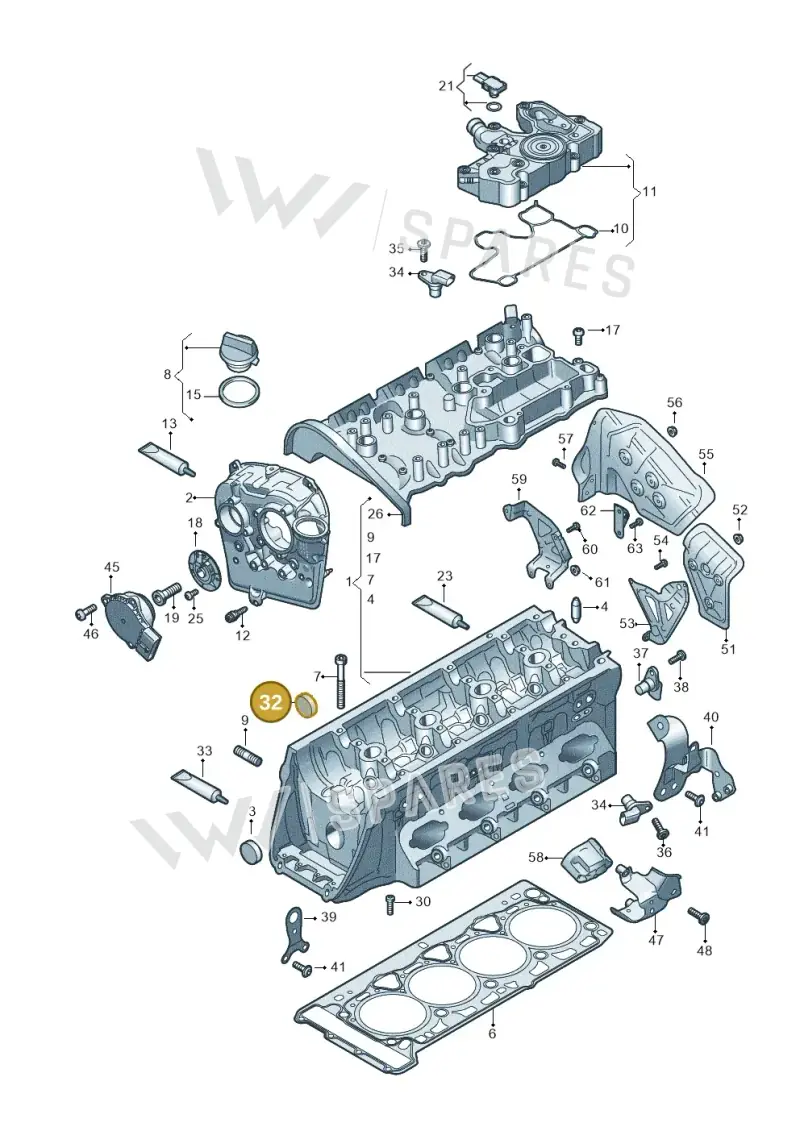 N0119078 — Audi A5 Limo 2.0 (2024-) diagram 849103000, position 32