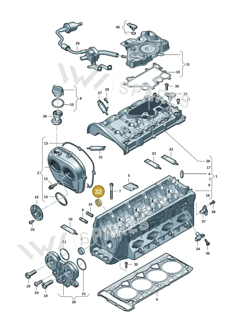 N0119079 — Audi A7 Sportback (2018-) diagram 896103271, position 32