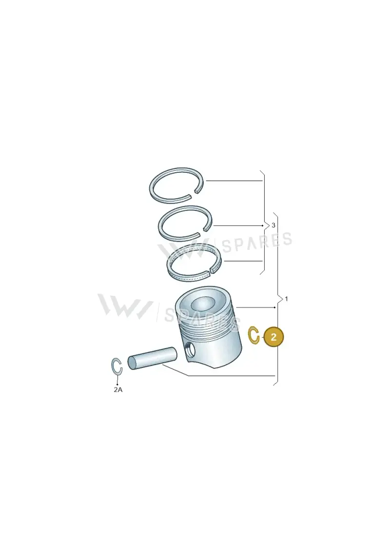N0122731 — Audi A3 Sportback (2008-2013) diagram 478107100, position 2