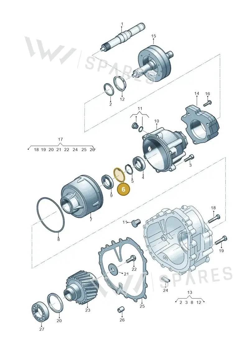 N0123191 — Audi RS6 Avant (2019-) diagram 696409900, position 6