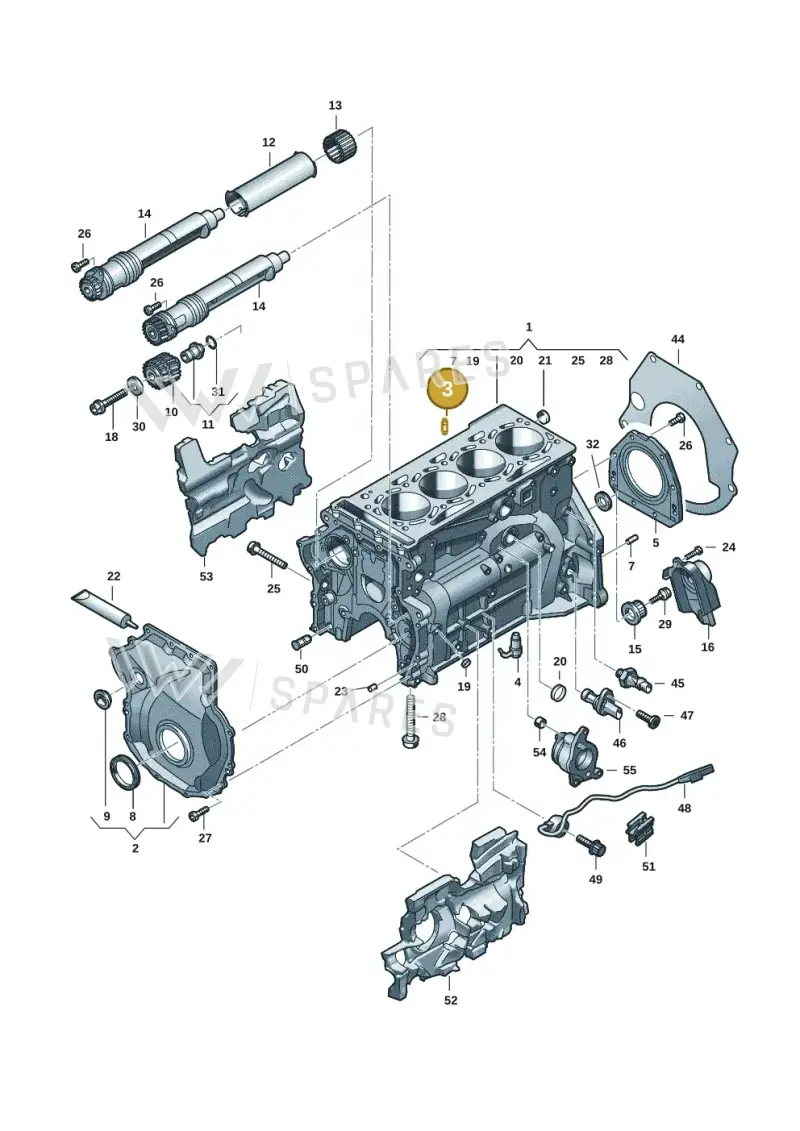 N0131994 — Audi A5 Limo 2.0 (2024-) diagram 849103017, position 3