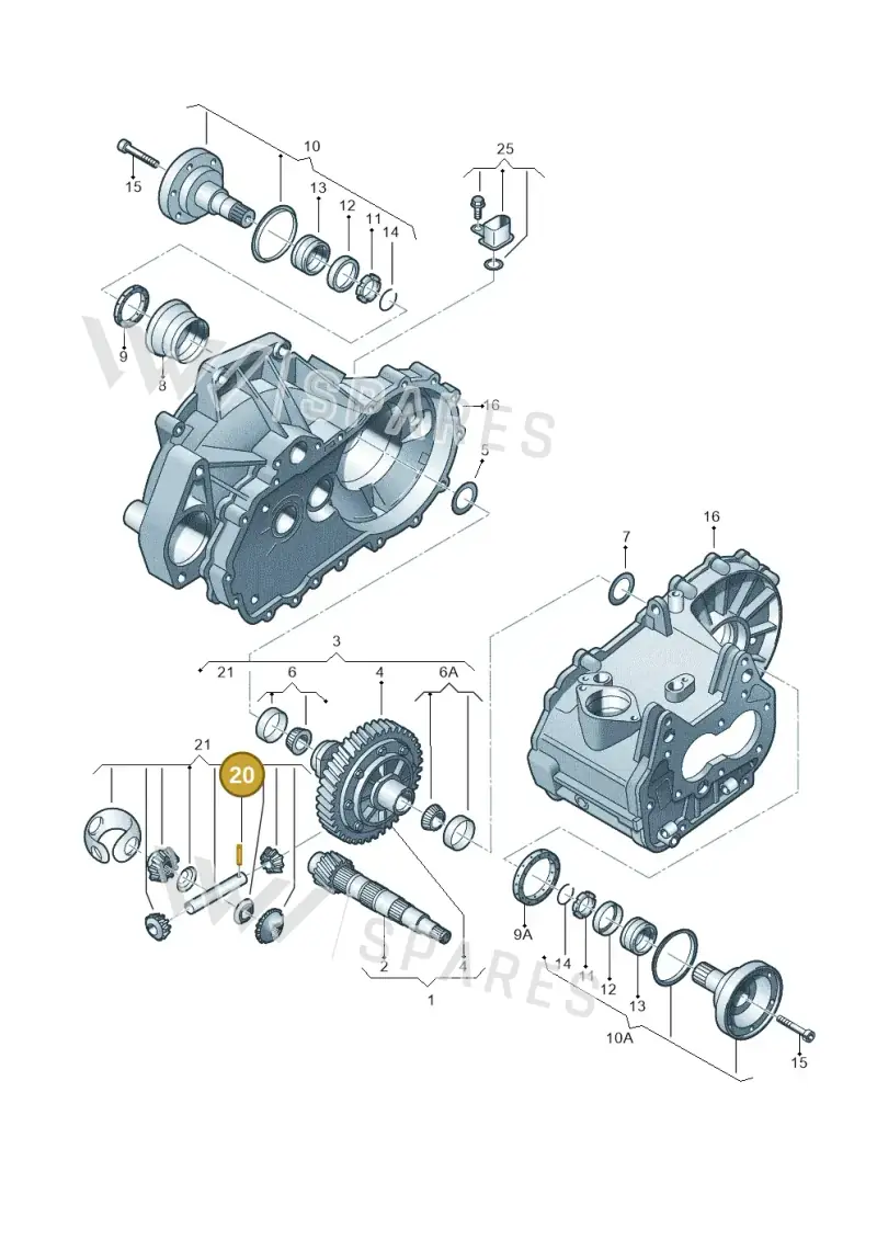 N0133191 — Audi A1 Sportback (2010-2015) diagram 441409220, position 20