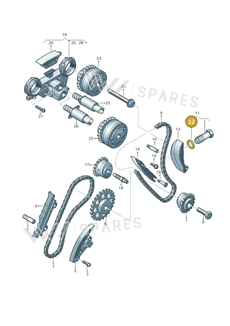 N0138271 — Audi Q7 qu. 3.0 TDI (2009-2015) diagram 460109900, position 12