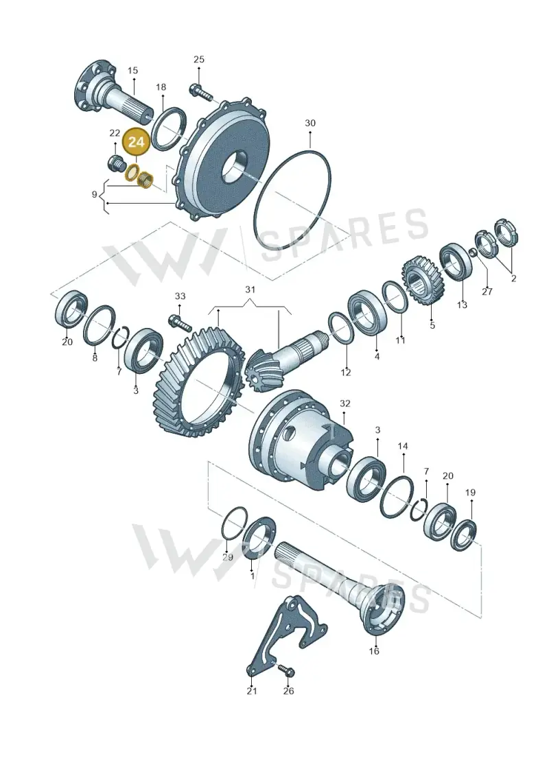 N0138271 — Audi R8 qu. 5.2 (2012-2015) diagram 618409400, position 24