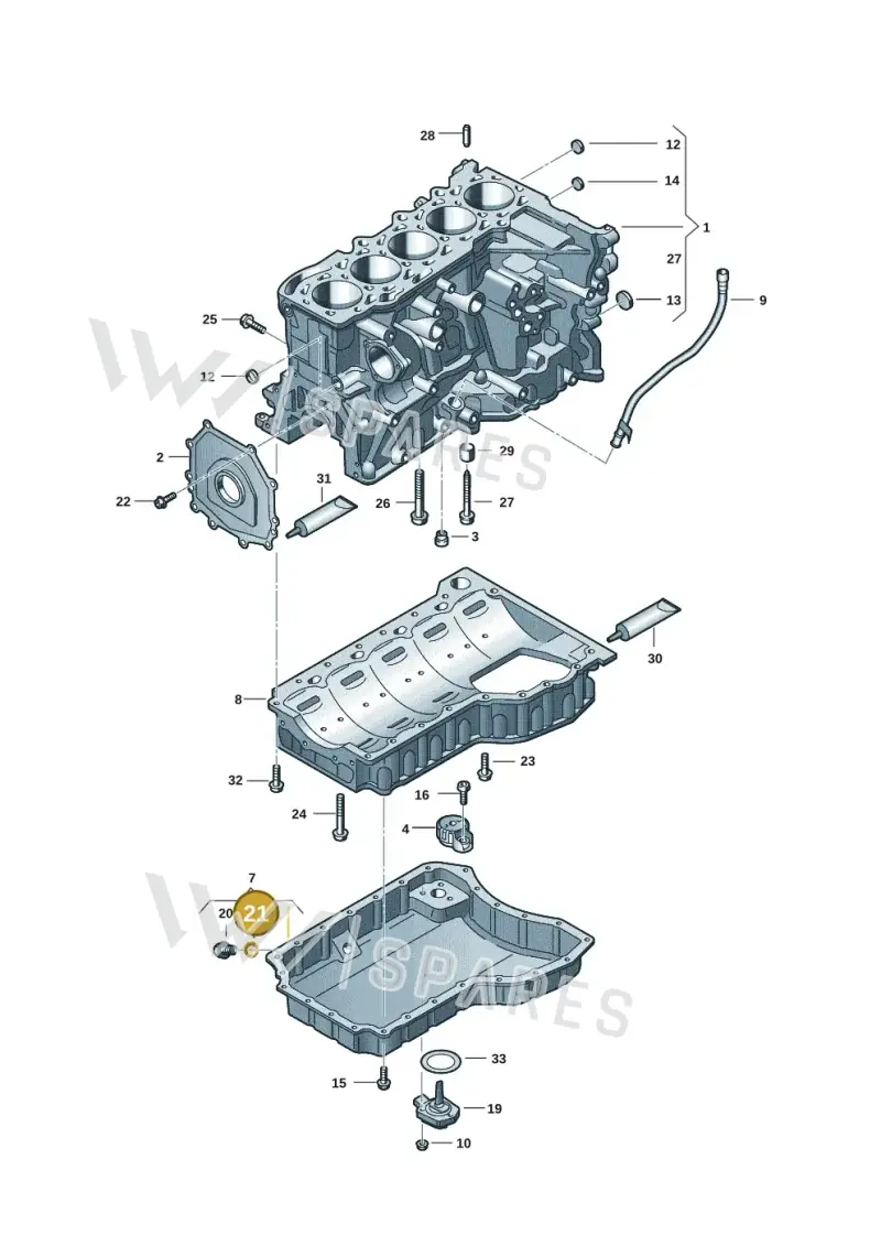 N0138495 — Audi RSQ3 Sportback (2019-2024) diagram 898103101, position 21