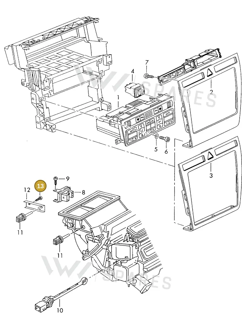 N0139579 — Audi A8 quattro (1999-2002) diagram 255819400, position 13
