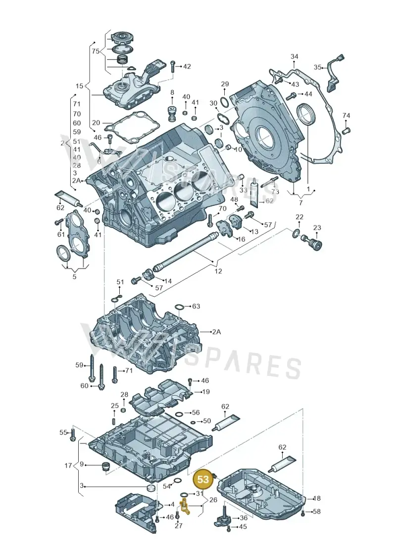 N0160276 — Audi A7 Sportback (2014-2018) diagram 620103100, position 53