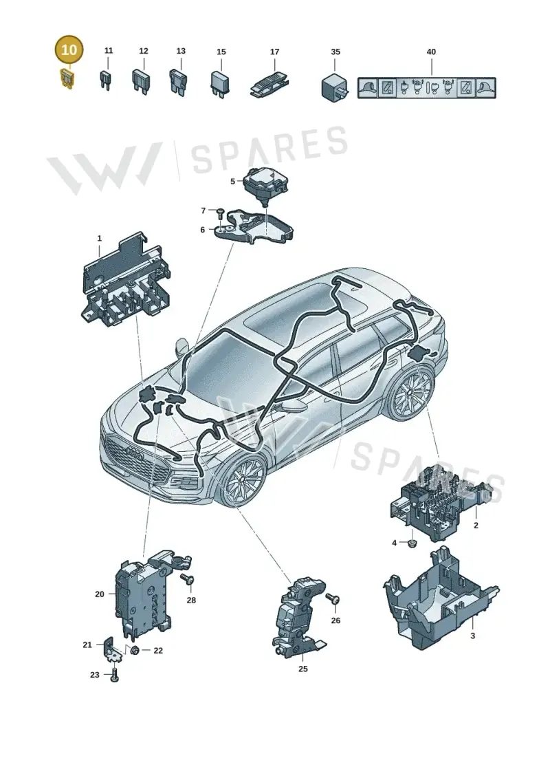 N01713111 — Audi Q6 e-tron (2023-) diagram f5s971805, position 10
